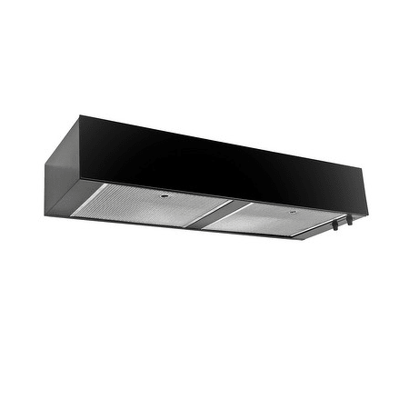 900mm black rangehood