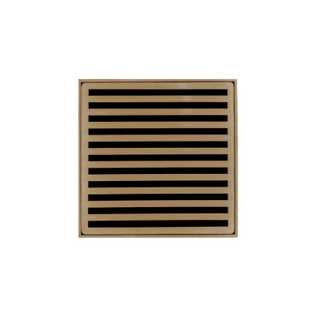 A large image of the Infinity Drain N 5 Satin Bronze