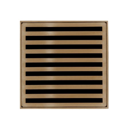 A large image of the Infinity Drain NS 4 Satin Bronze