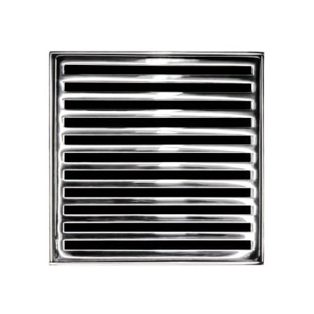 A large image of the Infinity Drain NS 5 Polished Stainless