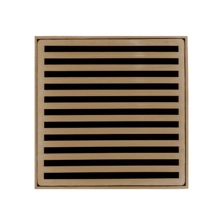 A large image of the Infinity Drain NS 5 Satin Bronze