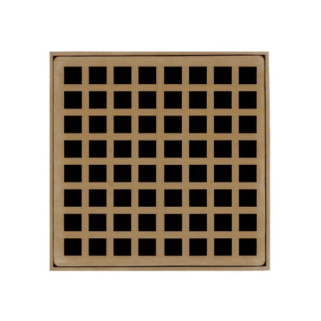 A large image of the Infinity Drain QS 5 Satin Bronze