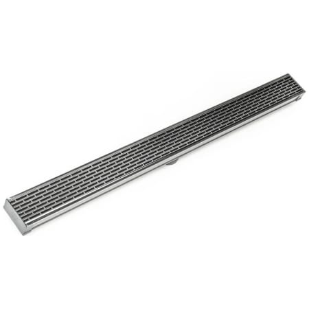 A large image of the Infinity Drain S-LT 6536 Satin Stainless