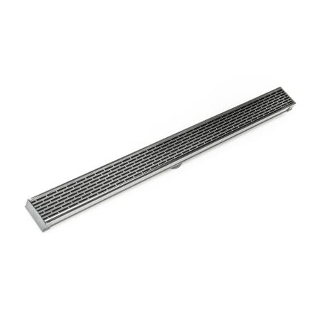 A large image of the Infinity Drain S-LT 6548 Satin Stainless