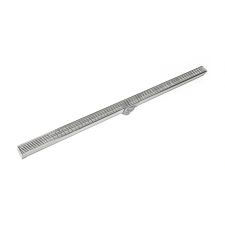 A large image of the Infinity Drain SAG 3848 Satin Stainless