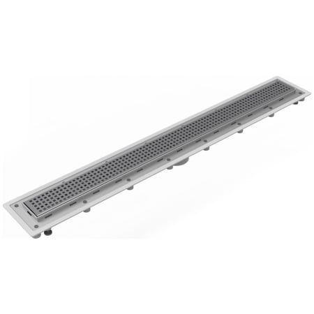 A large image of the Infinity Drain USQ-P 24 Satin Stainless