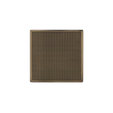 A large image of the Infinity Drain W 5 Satin Bronze