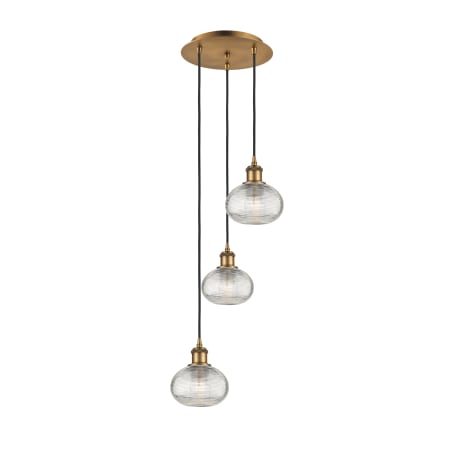 A large image of the Innovations Lighting 113B-3P-22-13 Ithaca Pendant Alternate Image