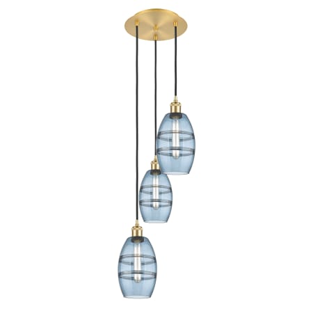 A large image of the Innovations Lighting 113B-3P-25-12 Vaz Pendant Alternate Image