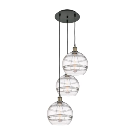 A large image of the Innovations Lighting 113B-3P-36-17 Rochester Pendant Alternate Image