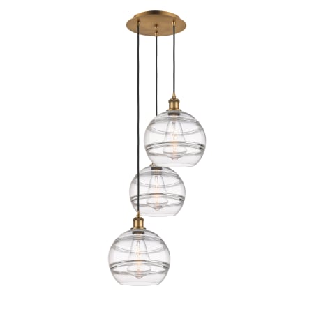 A large image of the Innovations Lighting 113B-3P-36-17 Rochester Pendant Alternate Image