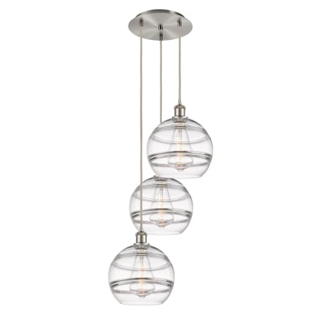 A large image of the Innovations Lighting 113B-3P-36-17 Rochester Pendant Alternate Image