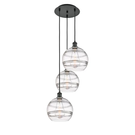 A large image of the Innovations Lighting 113B-3P-36-17 Rochester Pendant Alternate Image