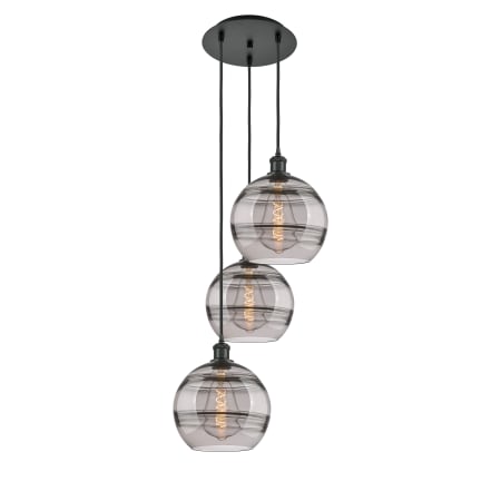 A large image of the Innovations Lighting 113B-3P-36-17 Rochester Pendant Alternate Image