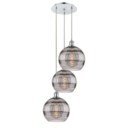 A large image of the Innovations Lighting 113B-3P-36-17 Rochester Pendant Alternate Image