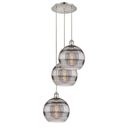A large image of the Innovations Lighting 113B-3P-36-17 Rochester Pendant Alternate Image