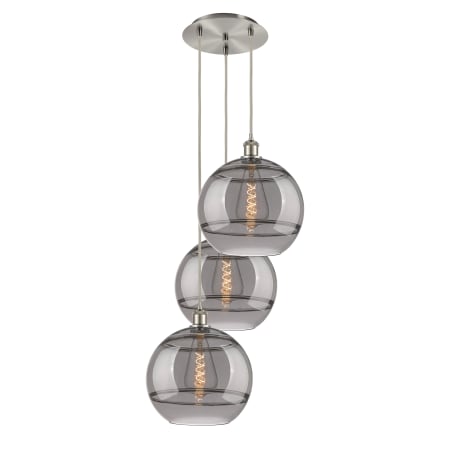 A large image of the Innovations Lighting 113B-3P-41-19 Rochester Pendant Alternate Image