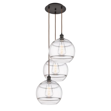 A large image of the Innovations Lighting 113B-3P-41-19 Rochester Pendant Alternate Image