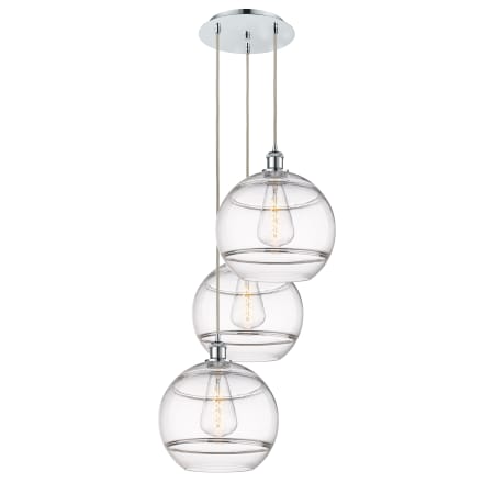 A large image of the Innovations Lighting 113B-3P-41-19 Rochester Pendant Alternate Image