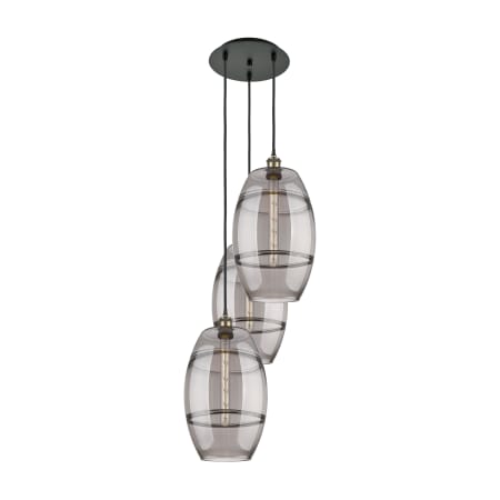 A large image of the Innovations Lighting 113B-3P-56-17 Vaz Pendant Alternate Image