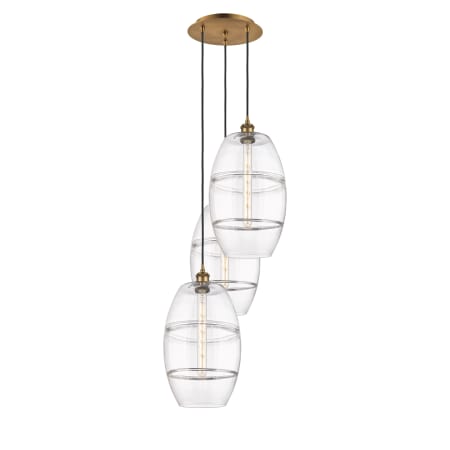 A large image of the Innovations Lighting 113B-3P-56-17 Vaz Pendant Alternate Image