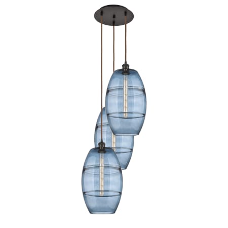 A large image of the Innovations Lighting 113B-3P-56-17 Vaz Pendant Alternate Image