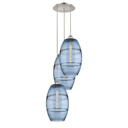 A large image of the Innovations Lighting 113B-3P-56-17 Vaz Pendant Alternate Image