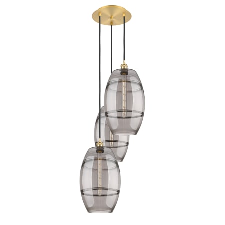 A large image of the Innovations Lighting 113B-3P-56-17 Vaz Pendant Alternate Image