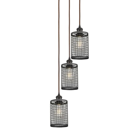A large image of the Innovations Lighting 113B-3P-30-19 Nestbrook Pendant Oil Rubbed Bronze
