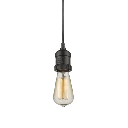 A large image of the Innovations Lighting 199 Bare Bulb Oiled Rubbed Bronze