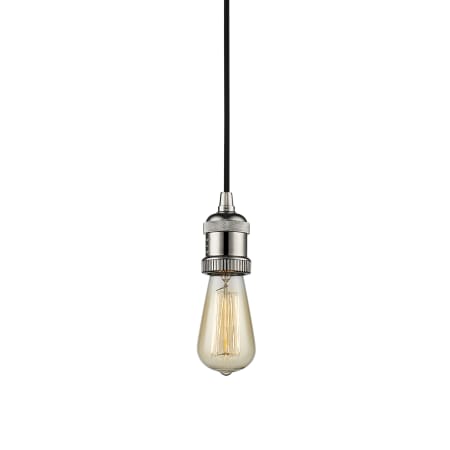 A large image of the Innovations Lighting 199 Bare Bulb Polished Nickel