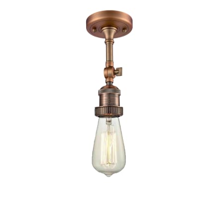 A large image of the Innovations Lighting 200NH-F Antique Copper