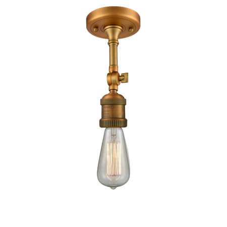 A large image of the Innovations Lighting 200NH-F Brushed Brass