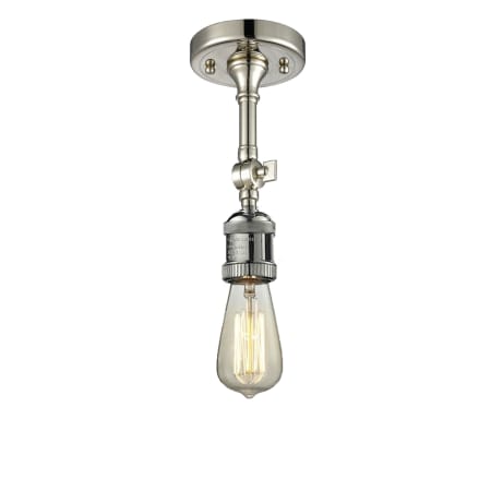 A large image of the Innovations Lighting 200NH-F Polished Nickel