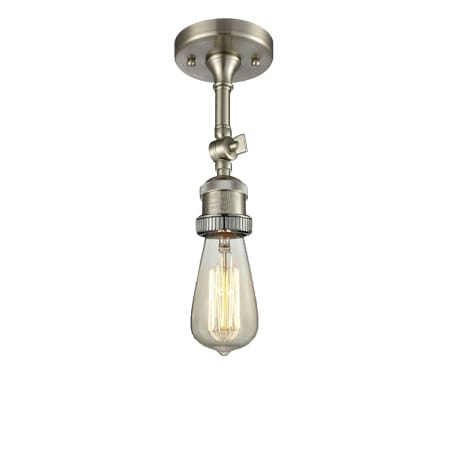 A large image of the Innovations Lighting 200NH-F Brushed Satin Nickel