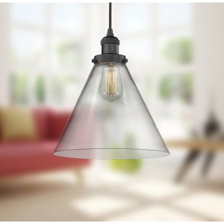 A large image of the Innovations Lighting 201C-L X-Large Cone Alternate View