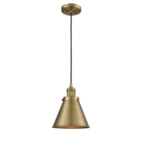 A large image of the Innovations Lighting 201C Appalachian Brushed Brass