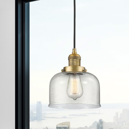 A large image of the Innovations Lighting 201C Large Bell Alternate Image