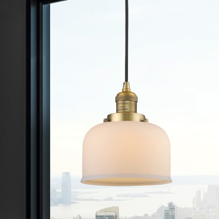A large image of the Innovations Lighting 201C Large Bell Alternate Image