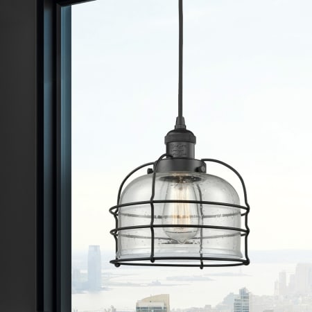 A large image of the Innovations Lighting 201C Large Bell Cage Alternate Image