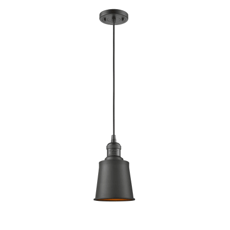 A large image of the Innovations Lighting 201C Addison Oiled Rubbed Bronze / Metal Shade