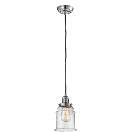A large image of the Innovations Lighting 201C Canton Polished Nickel / Seedy