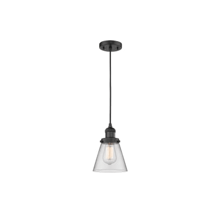 A large image of the Innovations Lighting 201C Small Cone Alternate Image