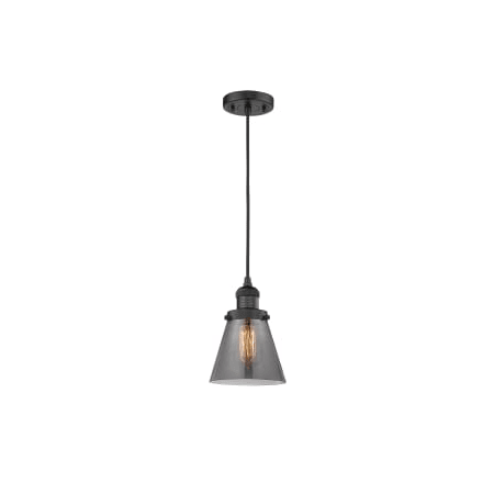 A large image of the Innovations Lighting 201C Small Cone Alternate Image