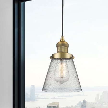 A large image of the Innovations Lighting 201C Small Cone Alternate Image