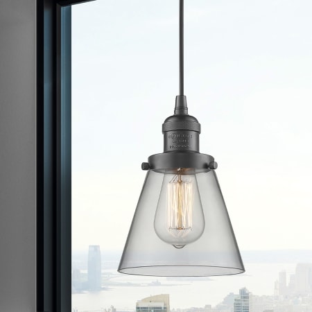 A large image of the Innovations Lighting 201C Small Cone Alternate Image