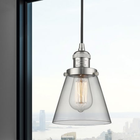 A large image of the Innovations Lighting 201C Small Cone Alternate Image