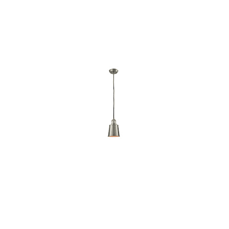 A large image of the Innovations Lighting 201C Addison Brushed Satin Nickel / Metal Shade