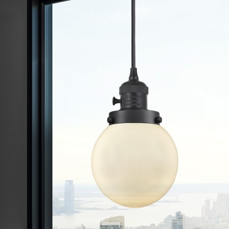 A large image of the Innovations Lighting 201CSW-10-6 Beacon Pendant Alternate Image