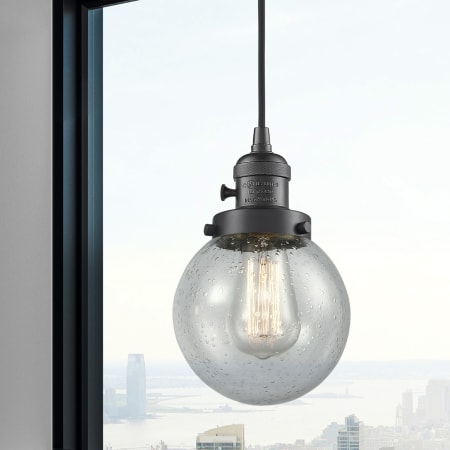 A large image of the Innovations Lighting 201CSW-10-6 Beacon Pendant Alternate Image